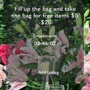 Hello Friends, Come Fill Up Your Bag! You'll Have A Chance Win A Free Bag.